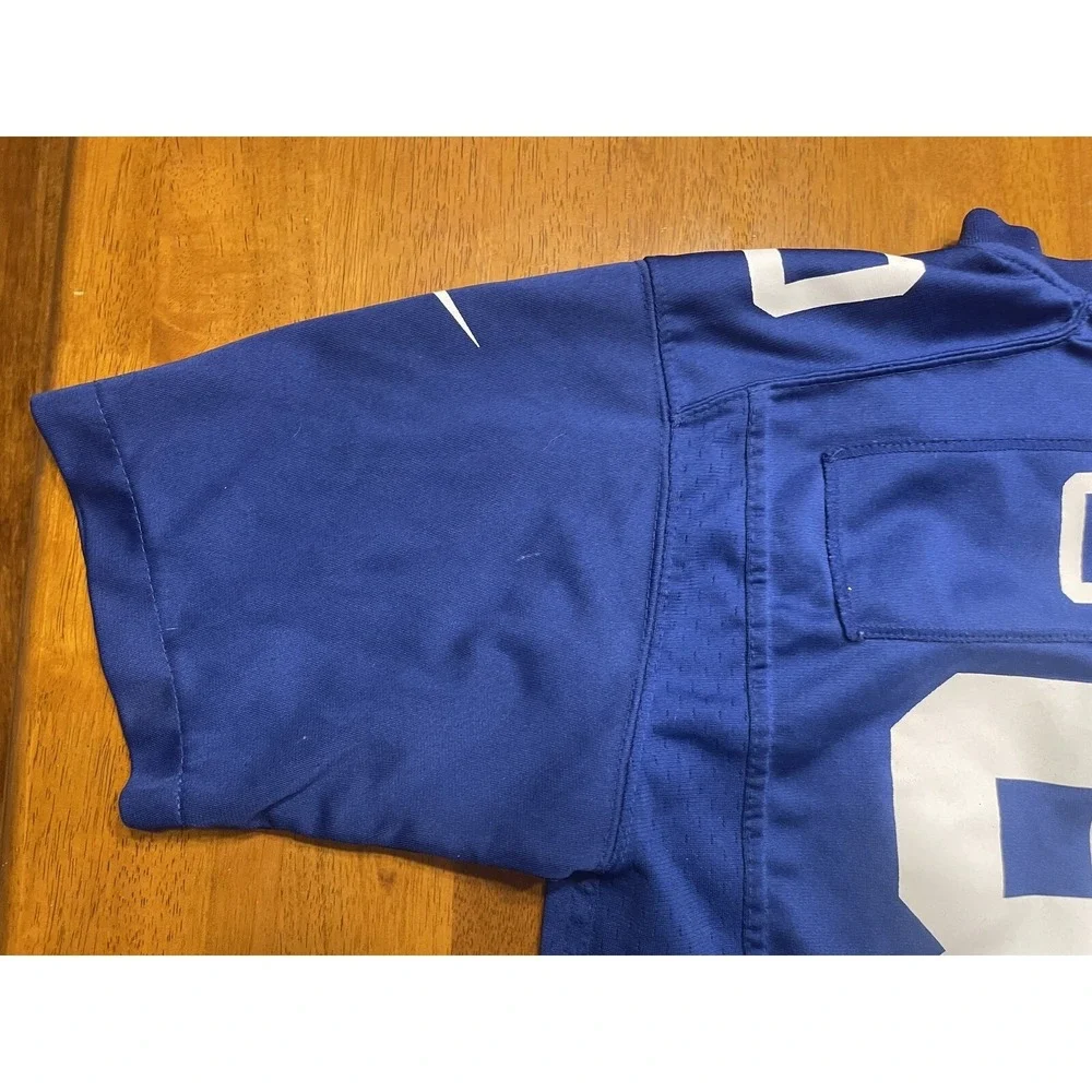 Nike New York Giants Victor Cruz 80 Jersey Kids Large‎ Blue NFL On Field